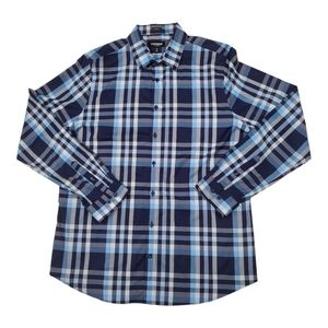Men's Express Long Sleeve Button Down Dress Shirt XL Extra Slim
